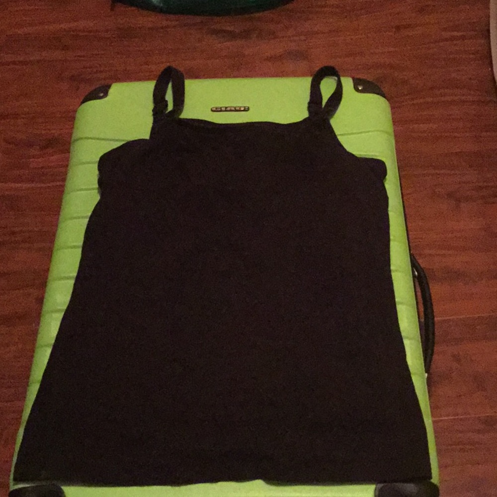 Maternity tank with built in nursing bra